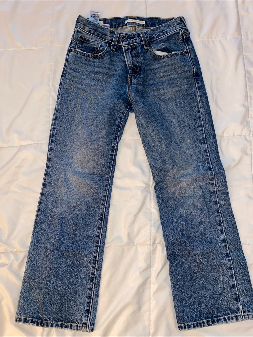 Levi's Blue Women's Ankle Cut Jeans